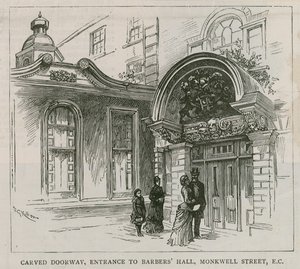 Barber Surgeons Hall, Monkwell Street, London by English School
