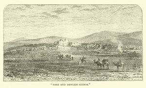 Bare and dewless Gilboa by English School