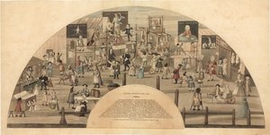 Bartholomew Fair, 1721 by English School