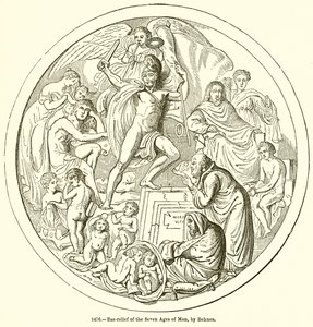 Bas-Relief of the Seven Ages of Man, by Behnes by English School