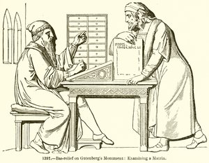 Bas-Relief on Gutenberg