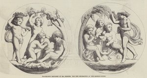 Bas-Reliefs designed by Mr Henning for the Decoration of the Mansion-House by English School