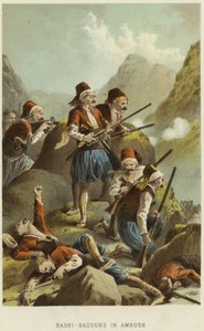 Bashi-Bazouks in Ambush by English School