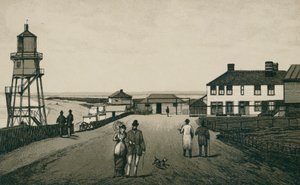 Bathhouse and Sands, Dovercourt by English School