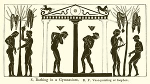 Bathing in a Gymnasium by English School