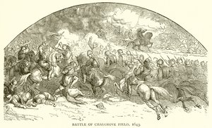 Battle of Chalgrove Field, 1643 by English School