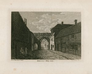 Bermondsey Abbey in Surrey by English School