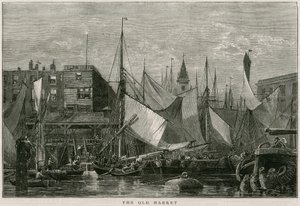 Billingsgate, the Old Market by English School