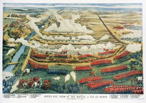Birds-Eye View of the Battle of Tel el-Kebir on 13th September 1882