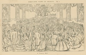 Birds-Eye Views of Society: A County Ball by English School