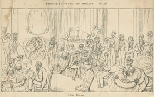 Birds-Eye Views of Society: After Dinner by English School