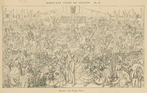 Birds-Eye Views of Society: Bazaar and Fancy Fair by English School