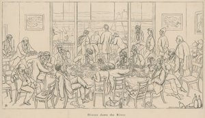 Birds-eye Views of Society: Dinner Down the River by English School