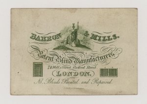 Blind Manufacturers, Barron and Mills by English School