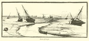 Boats off Leigh by English School