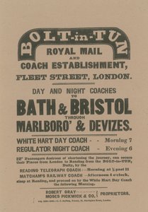 Bolt-in-Tun Royal Mail and Coach Establishment by English School