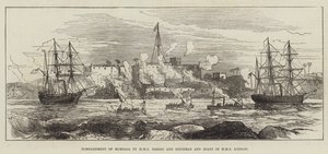 Bombardment of Mombasa by HMS Nassau and Rifleman and Boats of HMS London by English School
