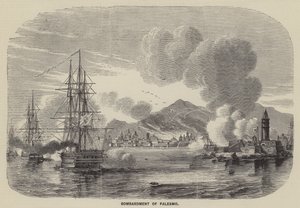 Bombardment of Palermo by English School