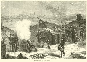 Bombardment of Schelestadt, October 1870 by English School