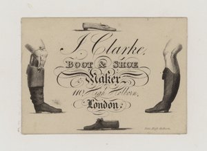 Boot and Shoemaker, J Clarke by English School
