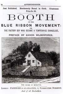 Booth of the Blue Ribbon Movement, 1883 by English School