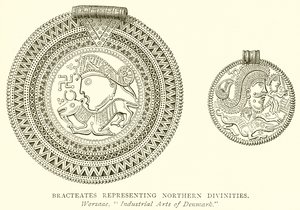 Bracteates Representing Northern Divinities by English School