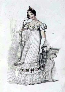Bridal Dress, Fashion Plate from Ackermann