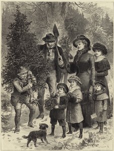 Bringing Home the Christmas Tree by English School