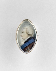 Brooch with Portrait of King George III by English School