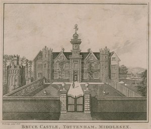 Bruce Castle, Tottenham, London; A View Taken in 1686 by English School