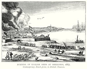 Burning of English Ships at Sheerness