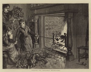 Burning the Christmas Decorations by English School