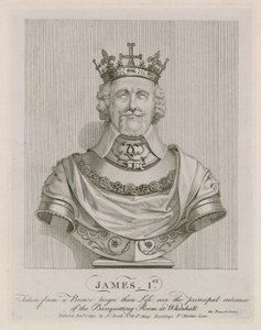 Bust of James I by English School