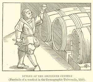 Butler of the Sixteenth Century by English School