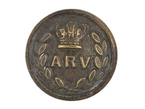 Button, Allahabad Volunteer Rifles, pre-1901 by English School