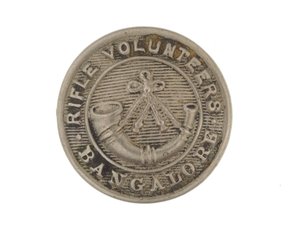 Button, Bangalore Rifle Volunteers, 1880-1920 by English School