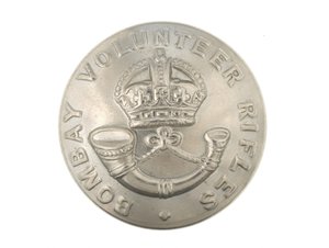 Button, Bombay Volunteer Rifles, 1901-1947 by English School