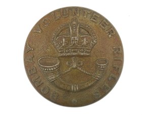 Button, Bombay Volunteer Rifles, 1901-1947 by English School