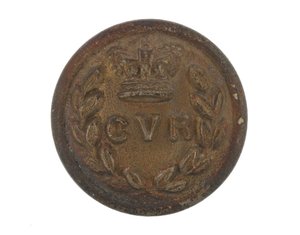 Button, Calcutta Volunteer Rifles, pre-1901 by English School