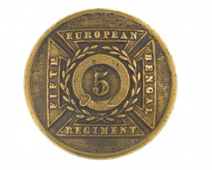 Button, officer, 5th Bengal European Regiment, 1858-1860 by English School