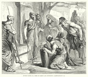 Buying Water in a Time of Famine and Oppression, Lamentations V, 4 by English School