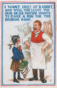 Buying Rabbit at the Butcher by English School