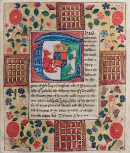 Quadripartite indenture of King Henry VII