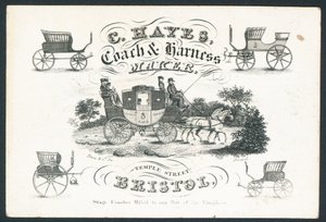 C Hayes, coach and harness maker by English School