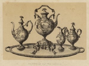 Californian Gilt Tea Service