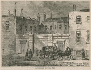 Camelford House, London, 1820 by English School