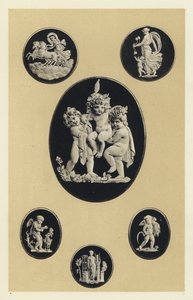 Cameos in Old Wedgwood Ware by English School