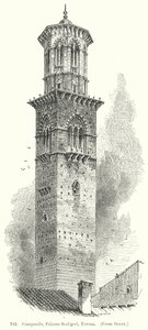 Campanile, Palazzo Scaligeri, Verona by English School