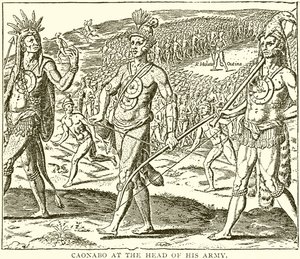 Caonabo at the Head of His Army