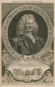 Captain Coram, Projector of the Foundling Hospital by English School